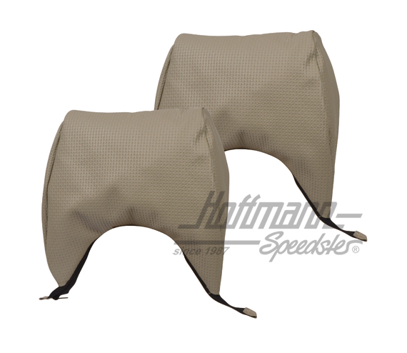 Headrest covers, Bus T2, 73-76, grey                                                                