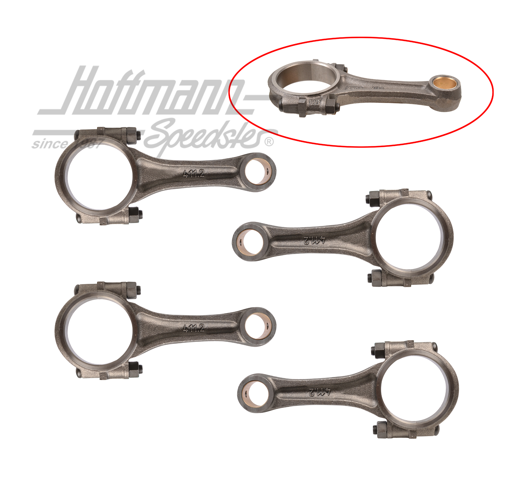 Connecting rod, standard, 1.3-1.6, Brazil | 311 105 401 B | 010-0021-10