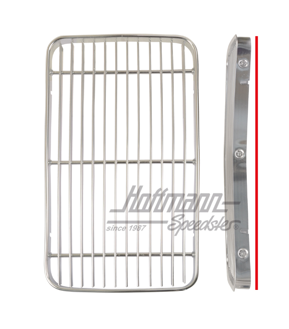 Engine-hood grille, curved, 356 Convertible                                                         