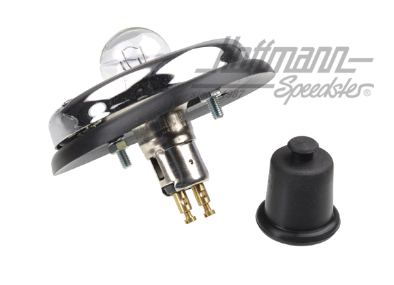 Turn indicator, complete, 356/356A, yellow (plastic)                                                