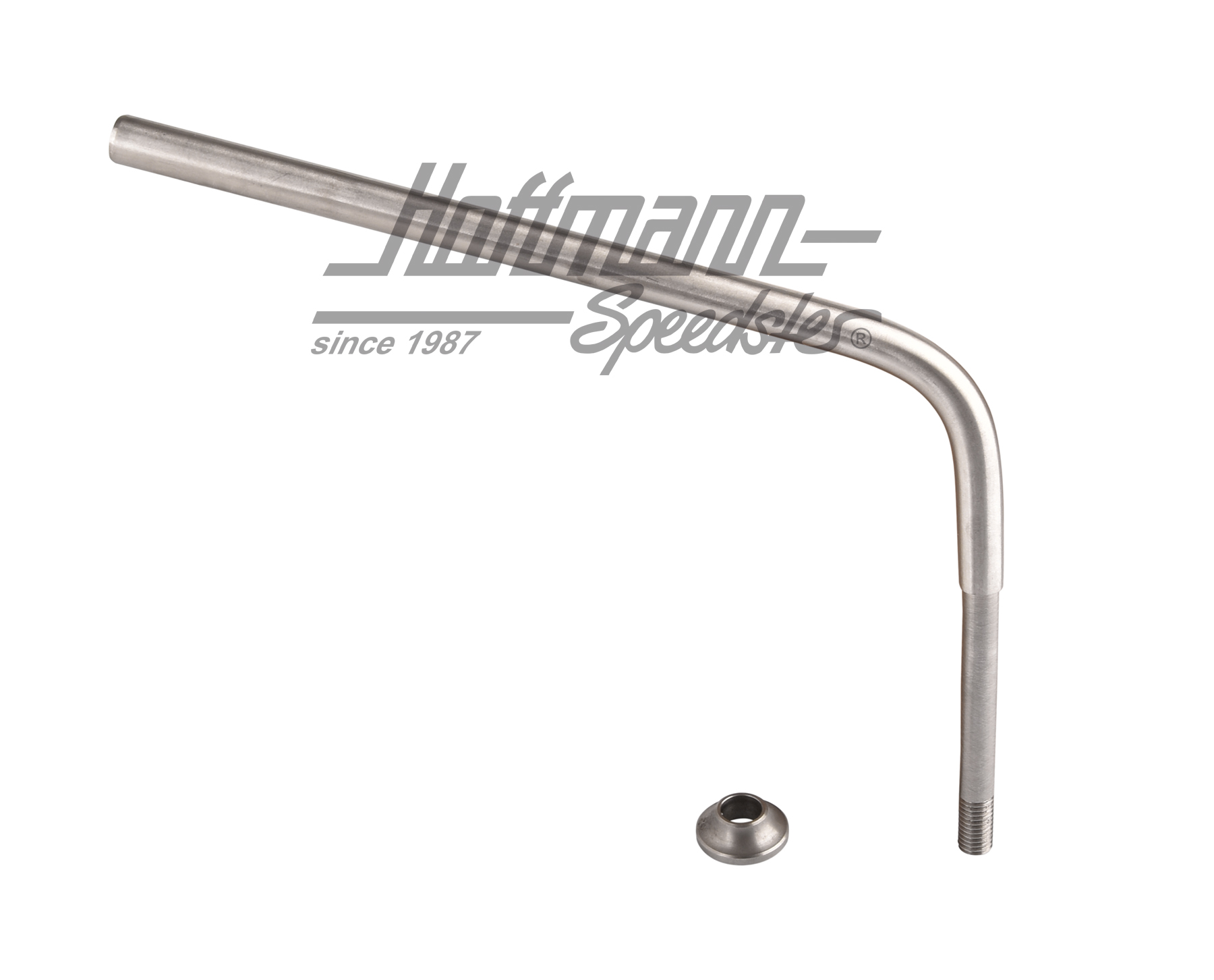 Mirror arm, door hinge, 8mm, stainless steel, left | 211 857 528A SS | 089-5018-11