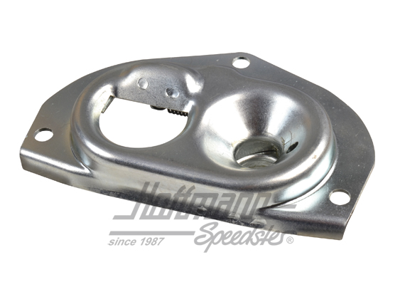 Base, front-hood lock, 65-73                                                                        