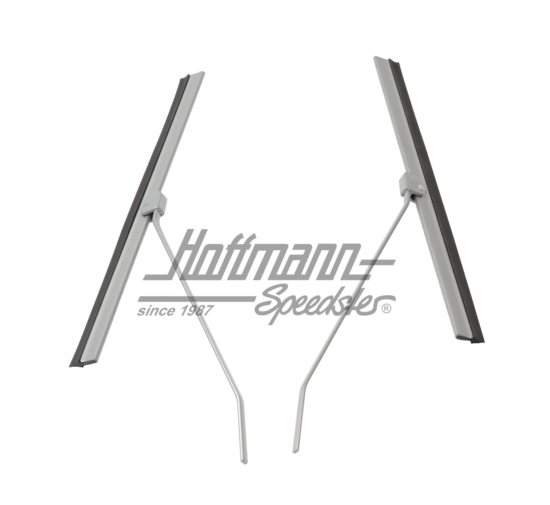 Wiper arms, with blade 245 mm, silver                                                               