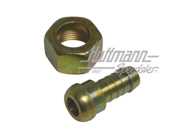 Fling on nut and nipple for inner thread M16 | 8010..0800 + 8031..0800 | 020-0419