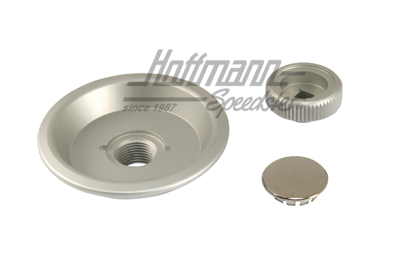 Door knob tray set, aluminium-silver, 911, 85-94 | TU 637 010 | 580-0113