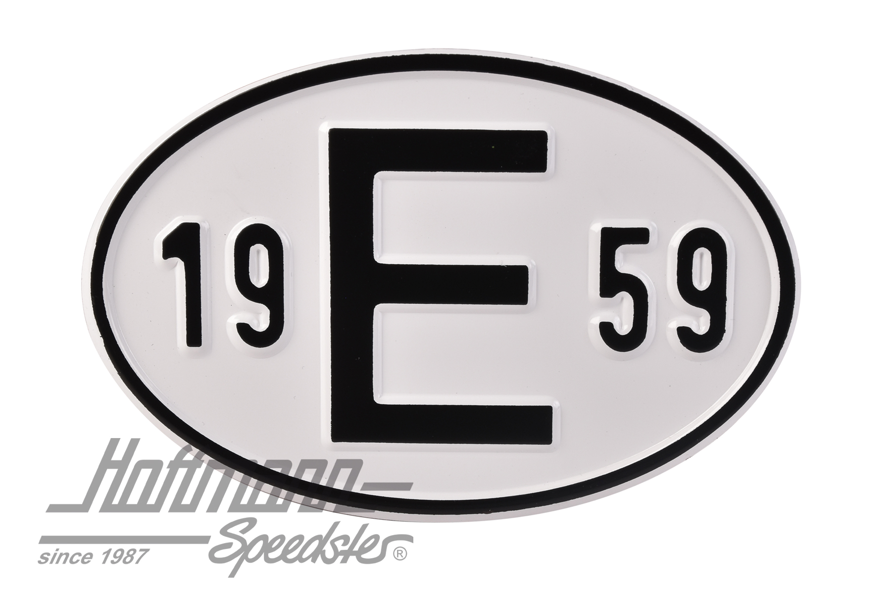 Nationality plate "E", alu, with year 1959 |  | 020-2403-59