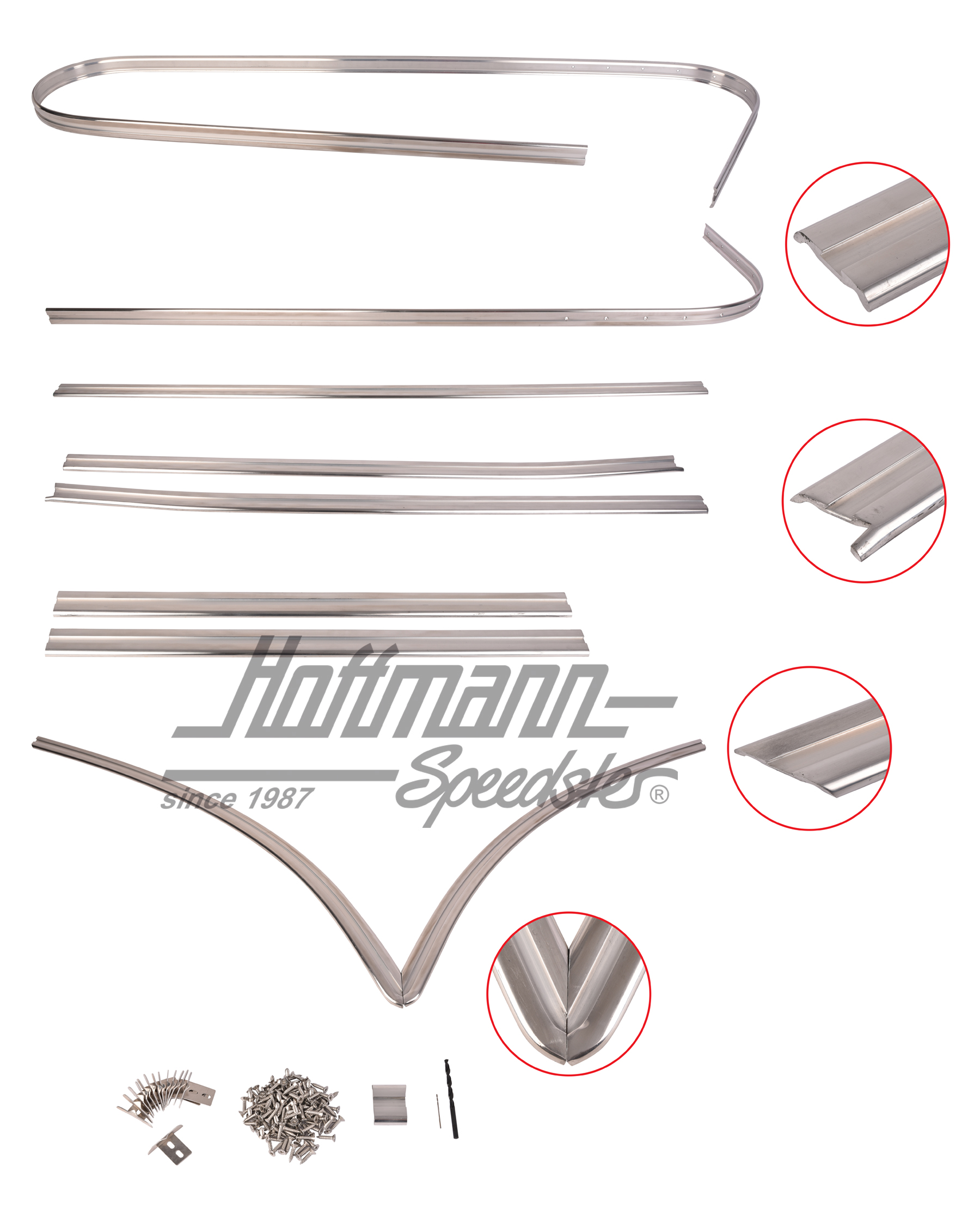 Moulding set, Bus T1, -7.63 |  | 089-6317