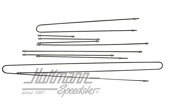 Brake line kit, Bus T1, 4.55-2.56 | 211 698 005 A | 089-2550-06