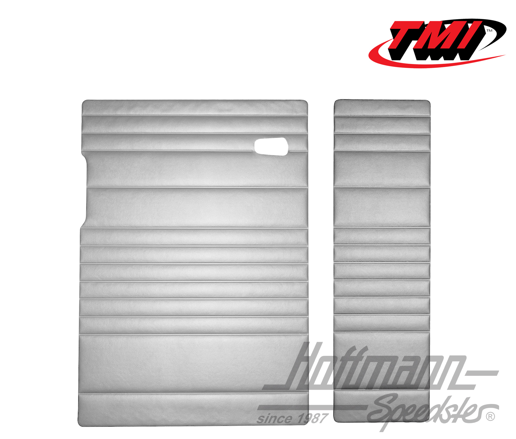 Door panels, rear, double cab, 8.67-, grey | 10-2131-16 | 098-0525-03