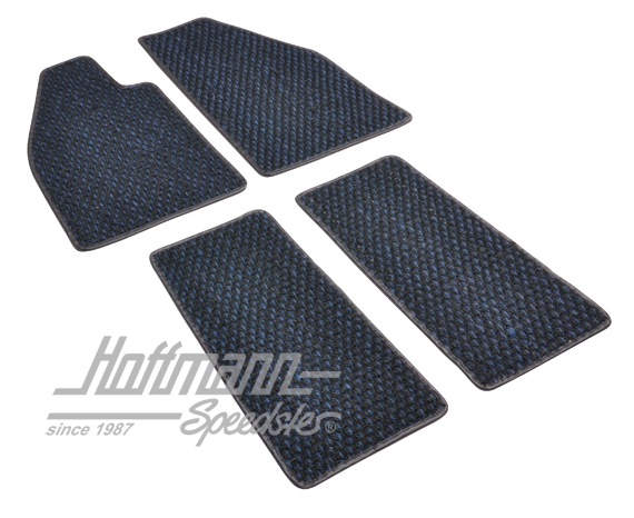 Floor mats, coco, .57-.59, blue/black | ZVW 2ABL | 020-5381-15