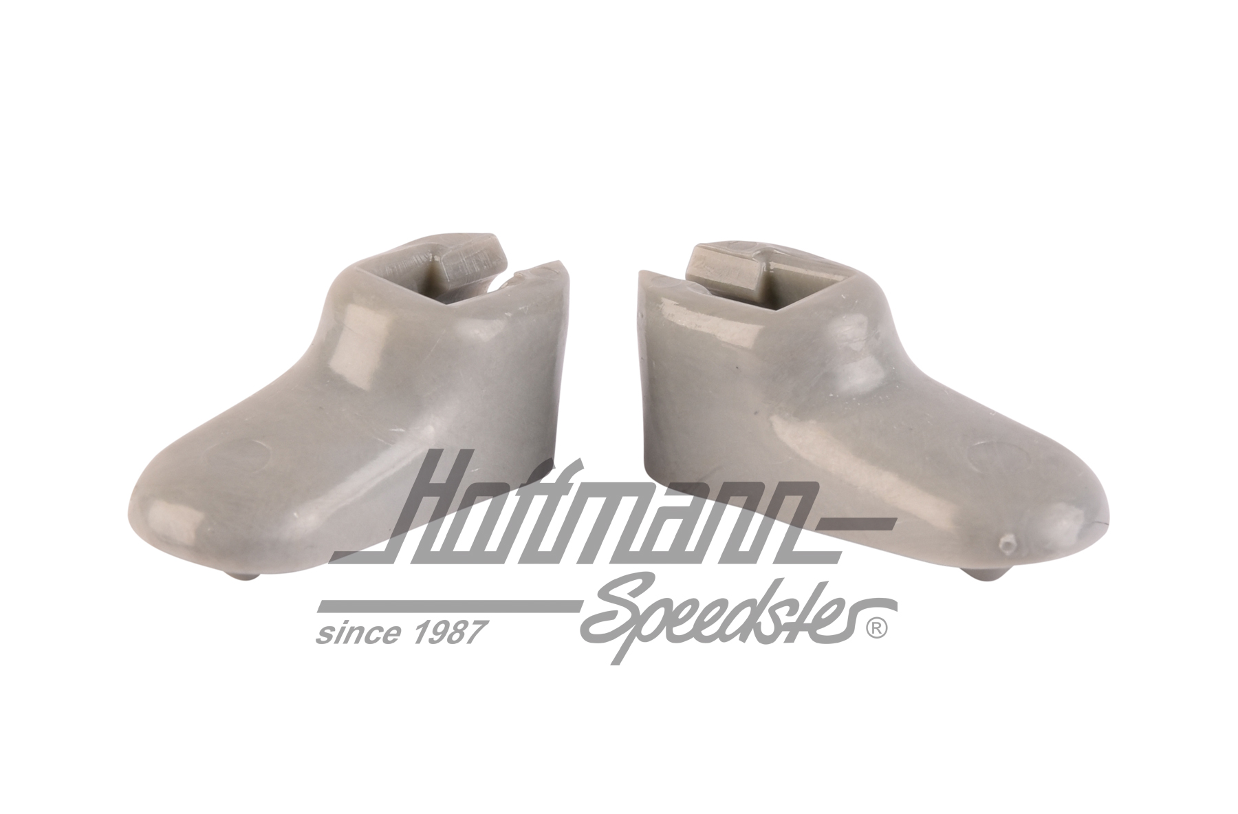 Sun visor clips, Type 3, 4.61-7.67, grey                                                            