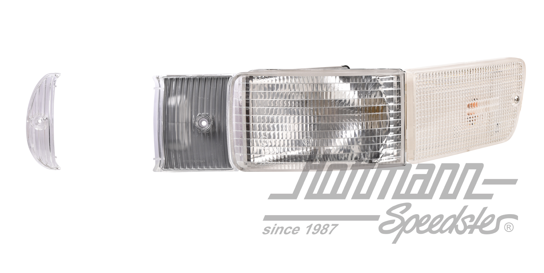 Turn indicator set, 964, white, left                                                                