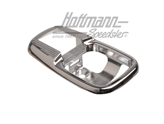 Door pull screen, metal/chromed, 8.63-                                                              