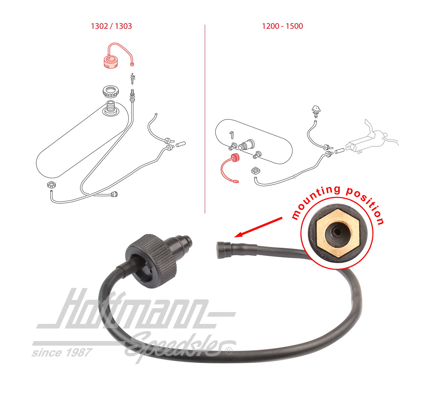 Cover, washer tank, 8.67- | 311 955 979 B | 020-4190