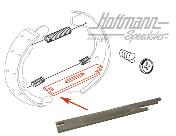Pressure rod, rear, Bus T1/T2, 55-71, right | 211 609 632 B | 089-2675-22