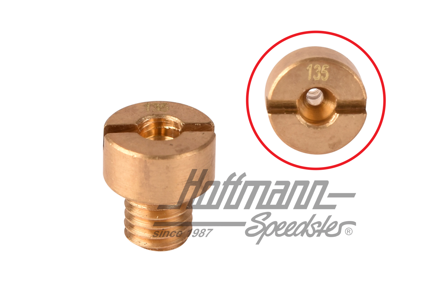 Main jet, carburetor, 135 |  | 020-3193-24