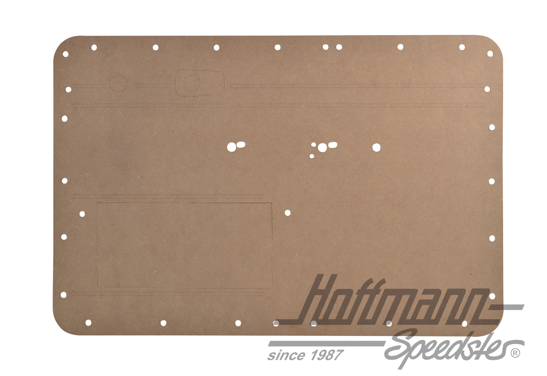 Door panel, Beetle, 8.66-, bare | 137908 | 055-7590-08