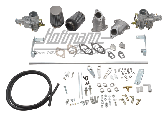 Carburetor system, Weber 34 ICT, dual channel | --- --- --- | 010-0622