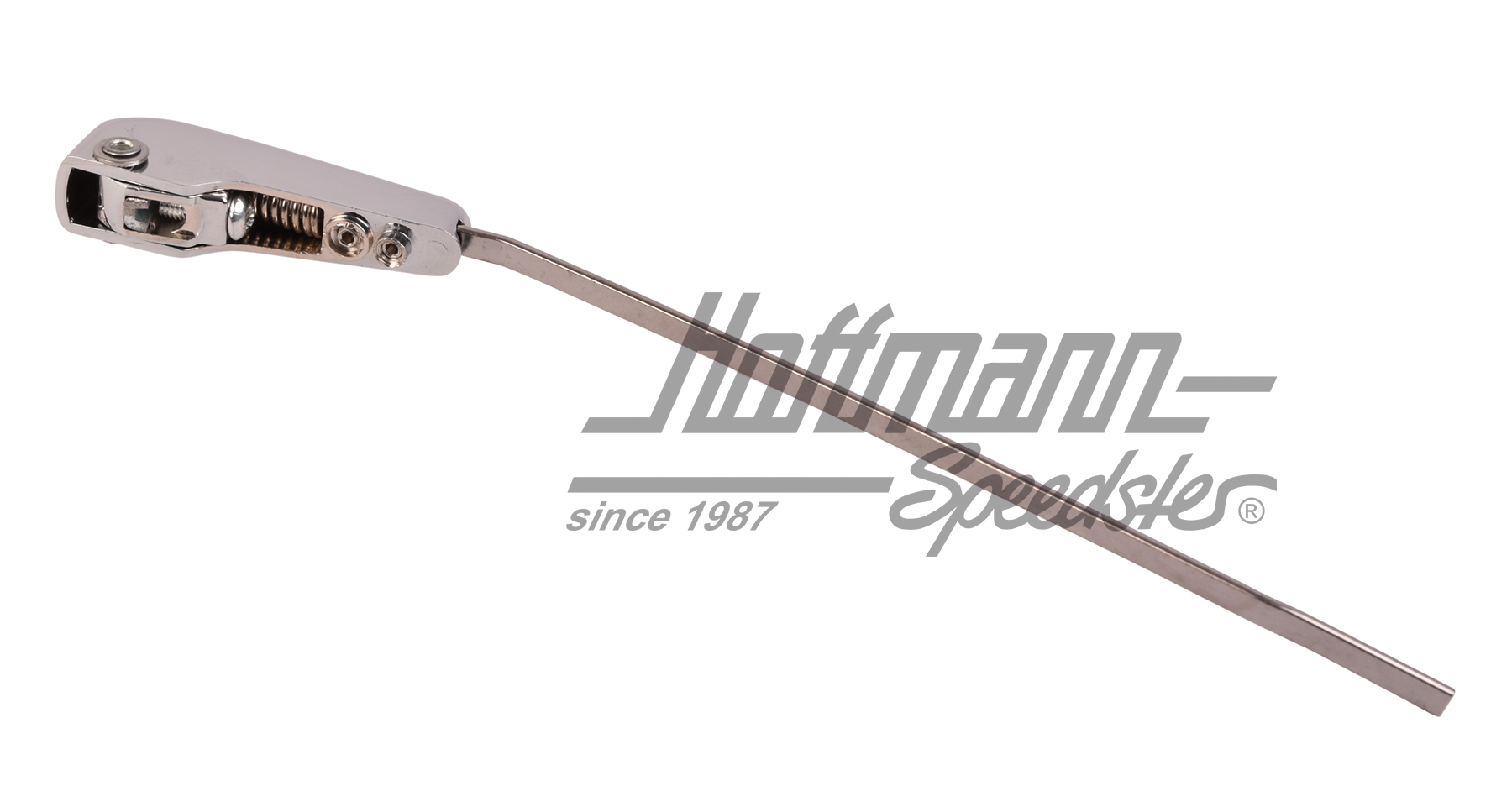 Wiper arm, 8.57-7.64, left/right, chromed                                                           