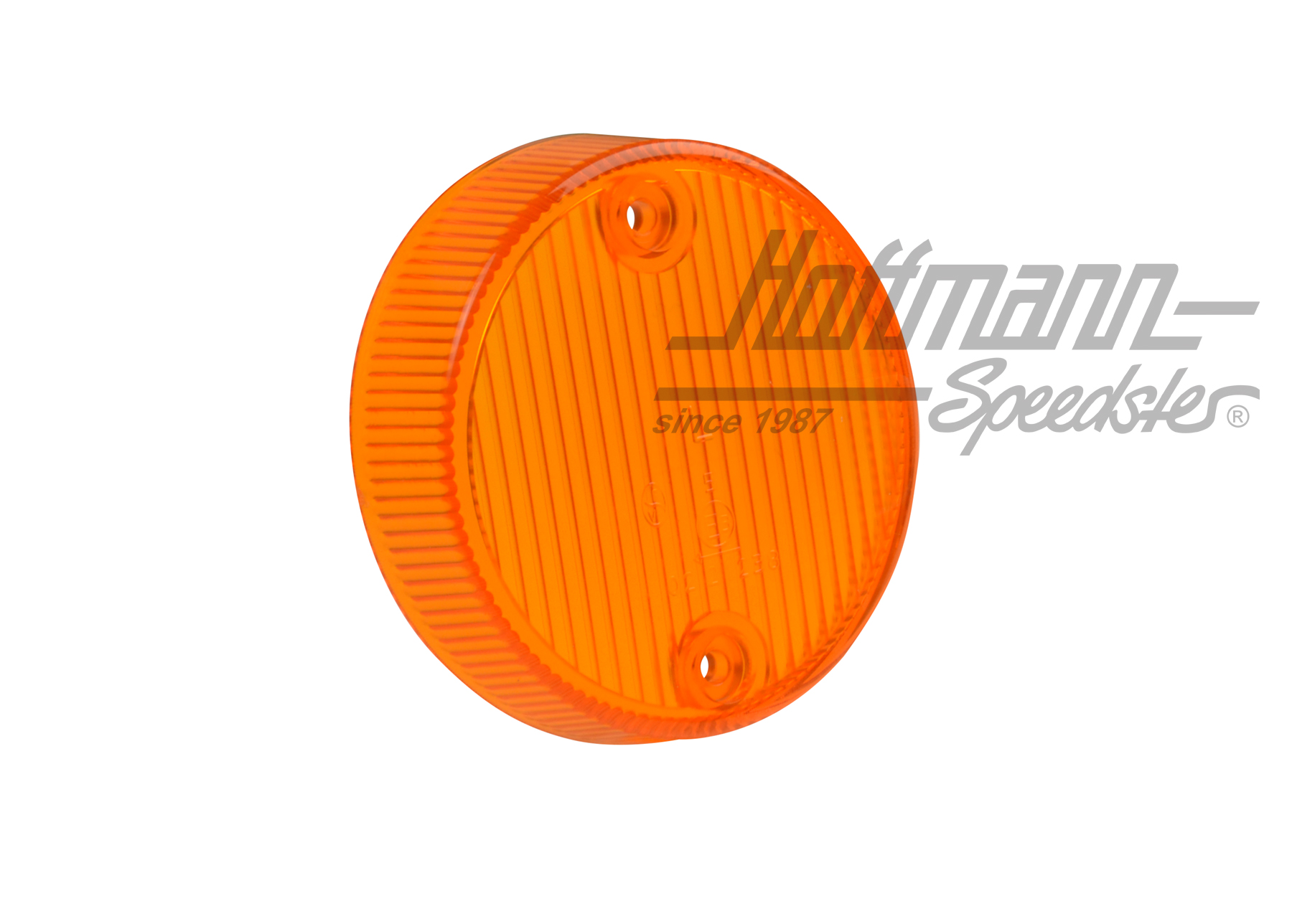 Glass, side marker light, yellow, left                                                              