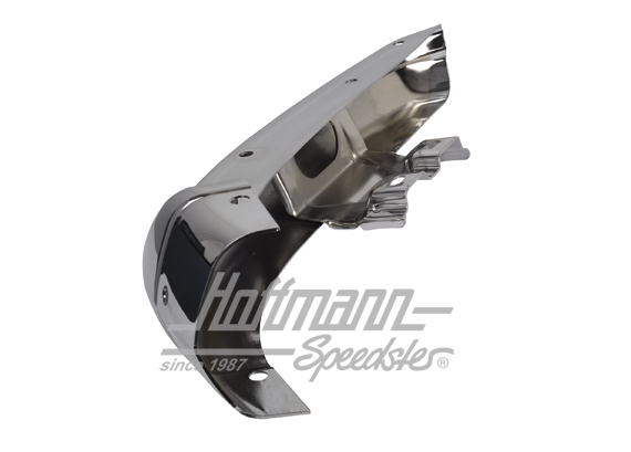 Bumper edge, front, 67-72, chromed, right                                                           