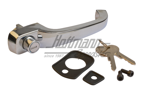 Door handle, Bus T1/T2, 1.64-7.68, chromed | 211 837 205 FJ | 089-5050-11