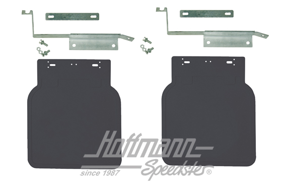 Mud flaps, Bus T1/T2, black                                                                         
