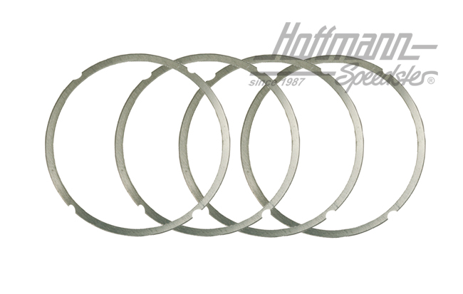 Cylinder shims, 90.5/92mm, 0.25mm | --- --- --- | 010-0535