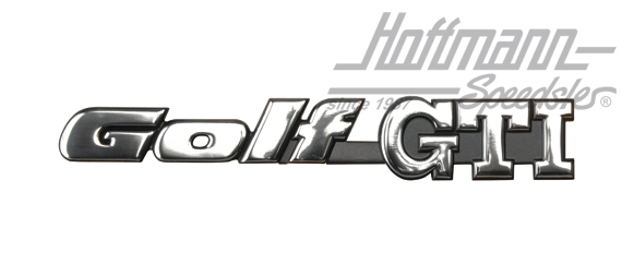 Emblem, Golf GTI, rear, Golf 2+3 | 1H6 853 687 AD | 208-6520-08