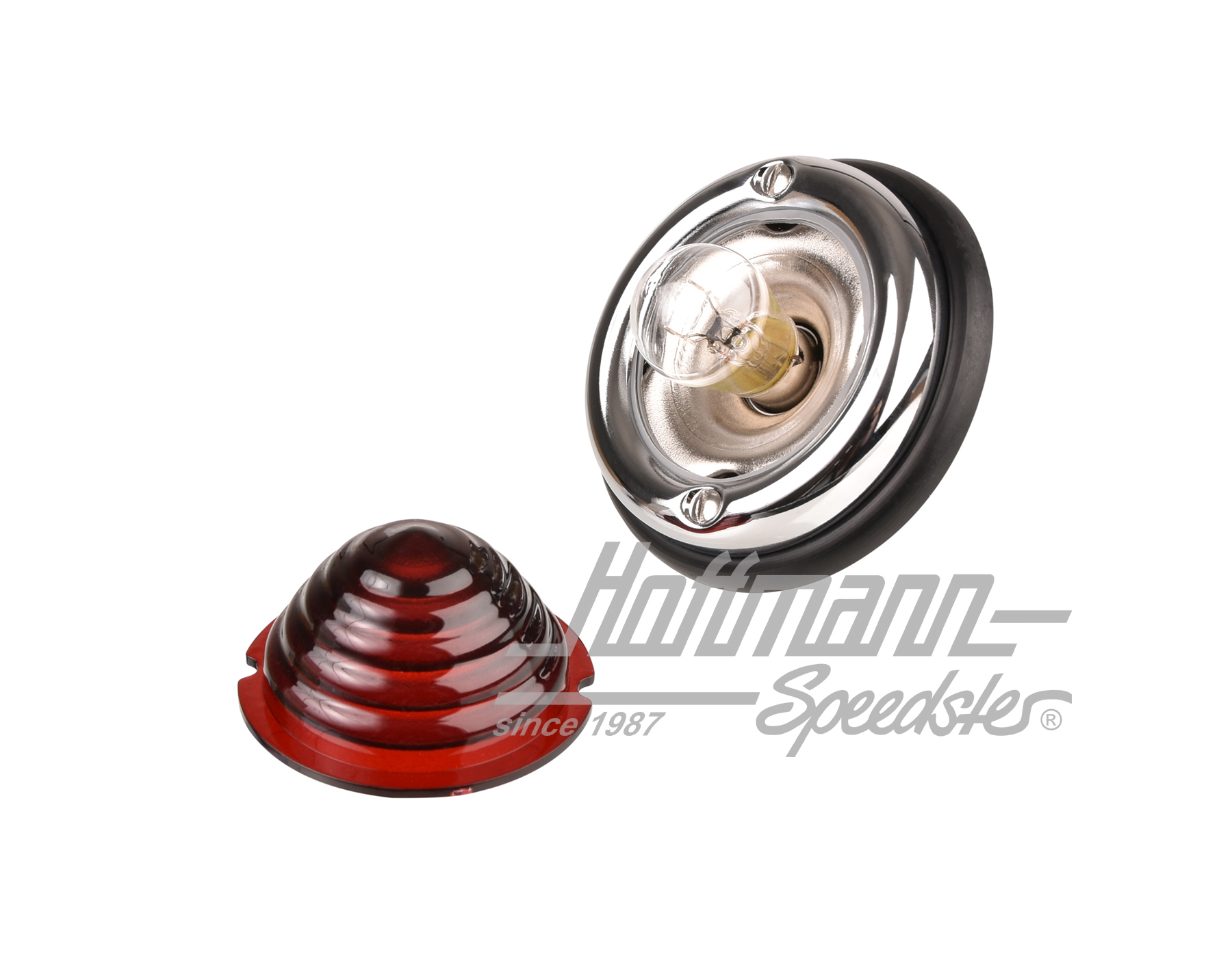 Stop light, complete, 356/356A, red (plastic)                                                       