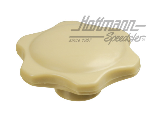 Heater control turn knob, ivory-coloured                                                            