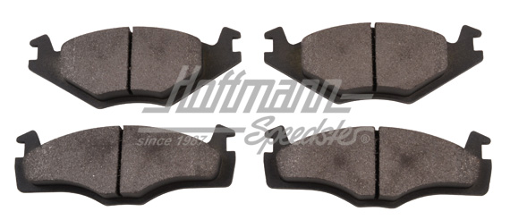 Brake pads, front, Golf 1+2 | 191 698 151 HALT | 160-4015