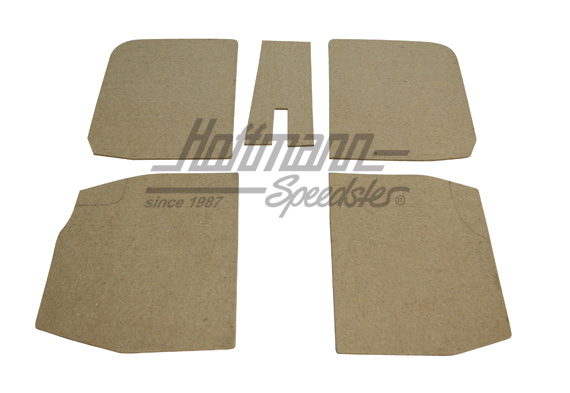 Floor panel insulation, Golf 1                                                                      