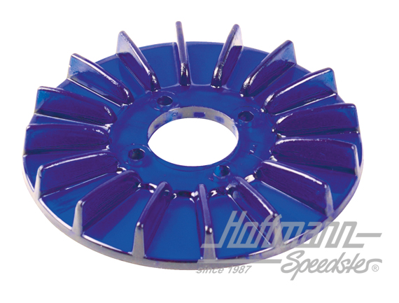 Pulley cover, Turbo-style, blue | AC 903 185 | 010-1166