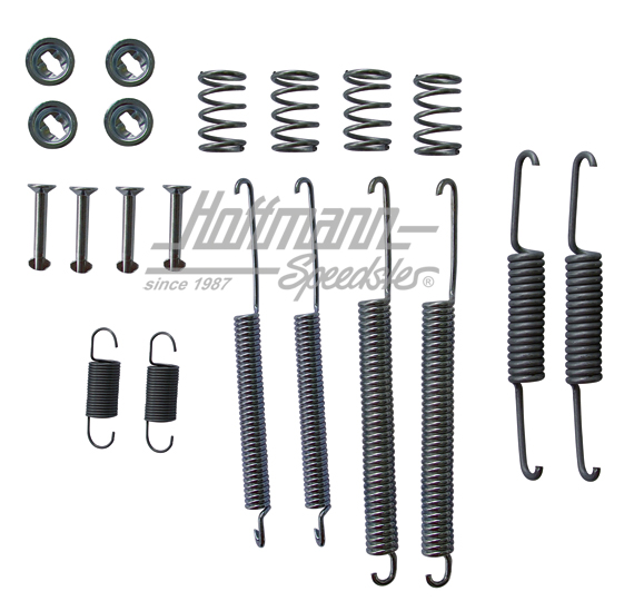 Attachment kit, brake shoes, rear, Caddy | --- --- --- | 160-3600-40