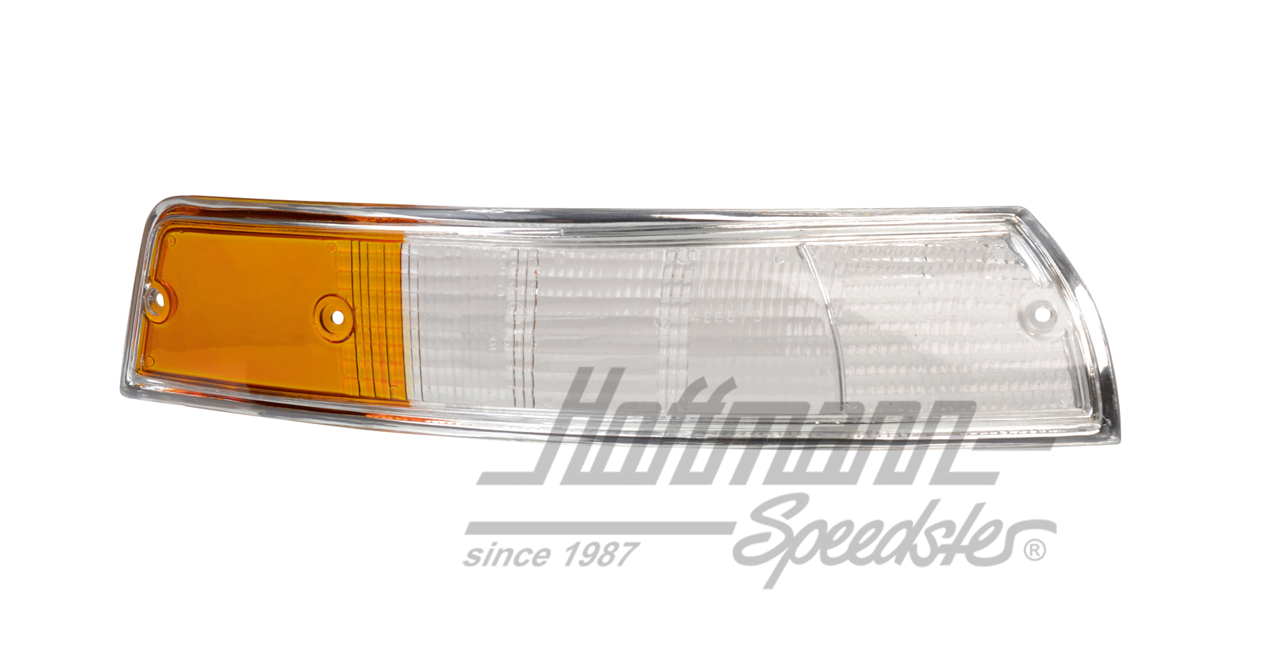 Turn-indicator lens, white/yellow/chromed, 911, 69-71, right | 911 631 922 03 | 580-1706-02
