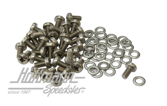 Screw set, engine tins, stainless steel |  | 020-0266