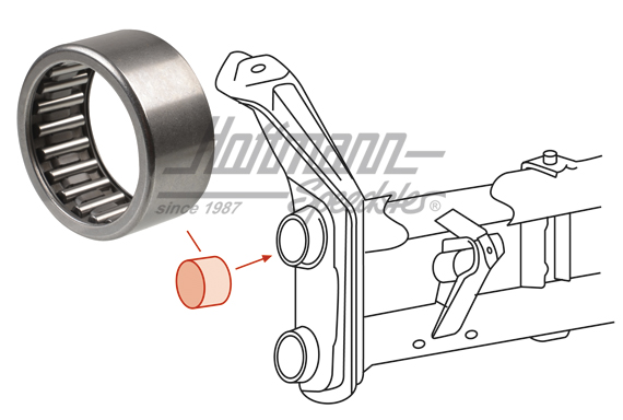 Needle bearing, front axle, upper, 46mm                                                             