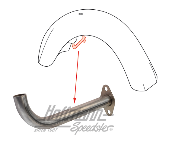 Cable duct, headlight housing/side panel, -7.59                                                     