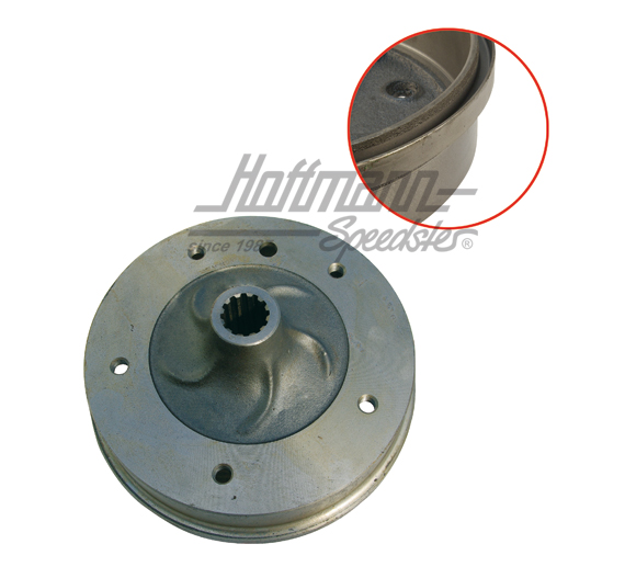 Brake drum, rear, Bus T2, 3.68-7.70 | 211 501 615 G | 090-3049