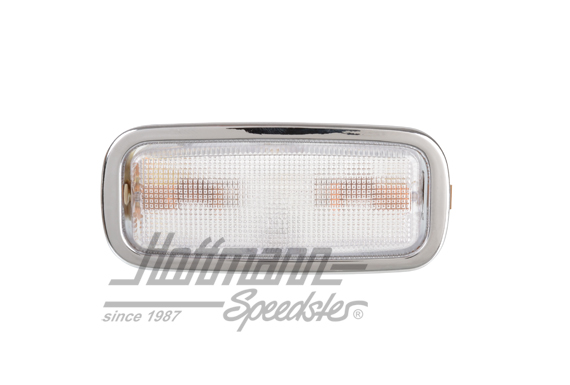 Interior lamp, Porsche 911 Coupé/356 C, upper, with chromed border                                  