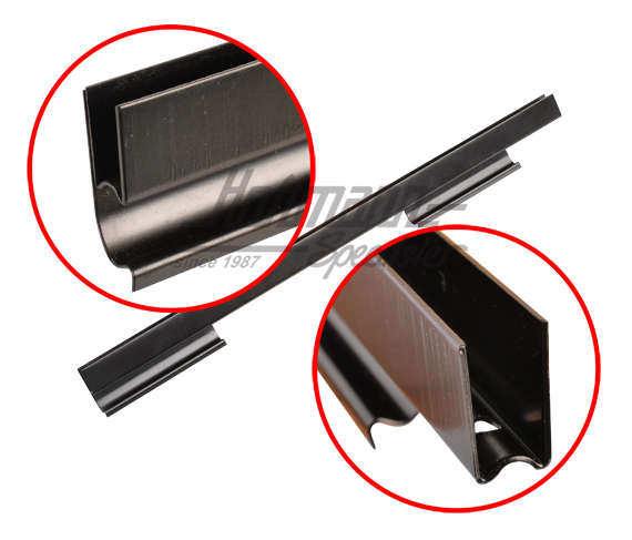 Window-lifter rail, 356 B/C, Coupé, left | 644 542 045 02 | 510-7030-01