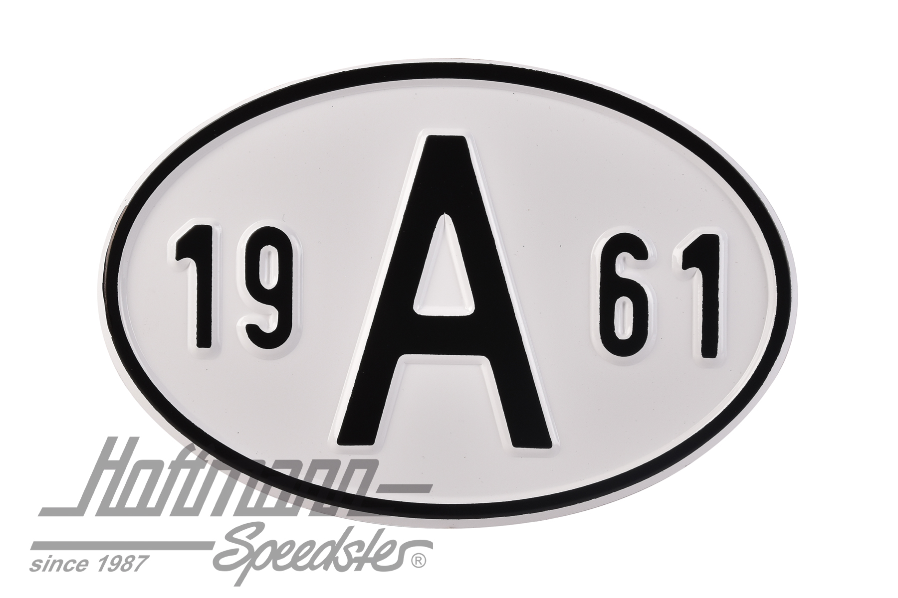 Nationality plate "A", alu, with year 1961 |  | 020-2398-61
