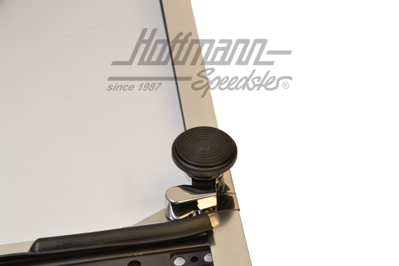 Vent window, complete, Bus T2, chromed, right                                                       