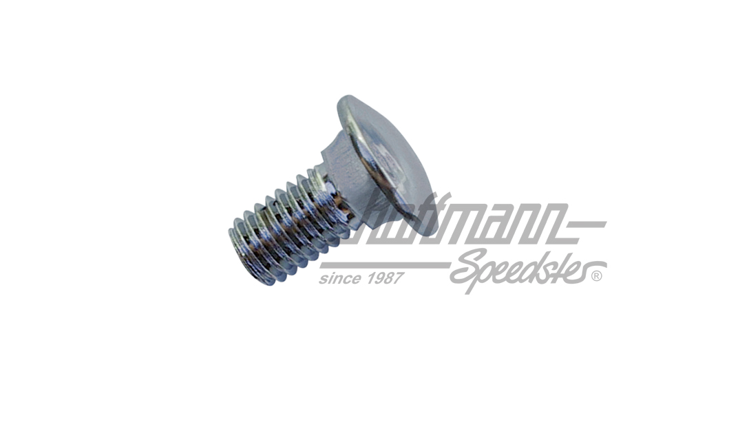 Ornamental bumper bolt, chromed, 8x15mm                                                             