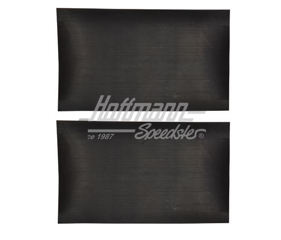 Coverings, rubber, hinged door, inside                                                              