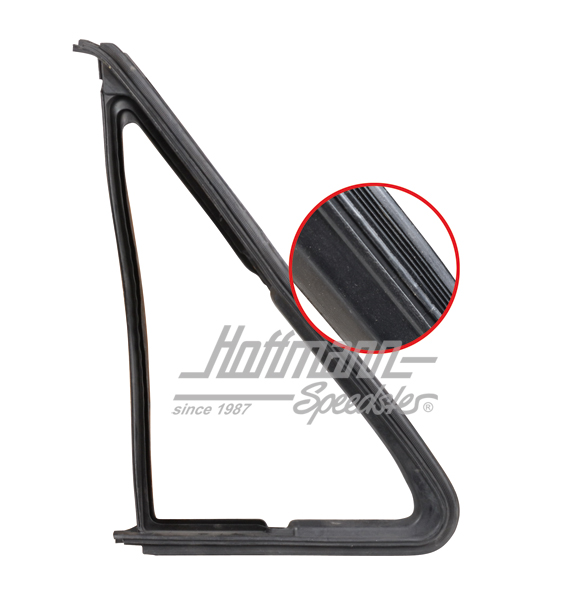 Vent-window seal, with groove, right | 255 837 626 | 350-5820-02