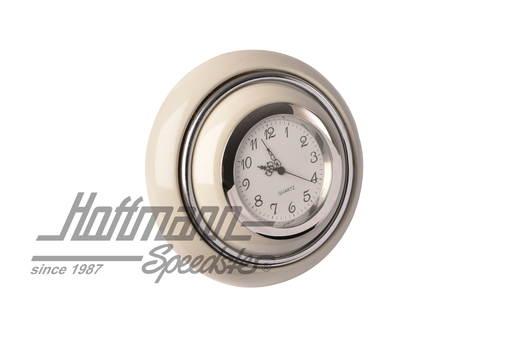 Horn button, with clock, Beetle/Bus, grey | 211 951 CLOCK-GY | 020-1882-12