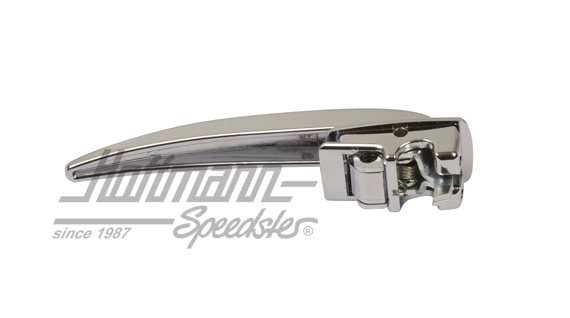 Door handle, with lock cylinder, 61-63, left                                                        