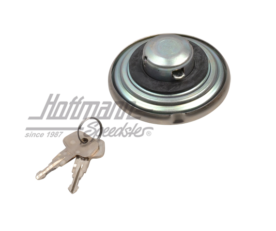 Fuel-tank cap, lockable, chromed, Bus T2, 73-79, Top Quality                                        